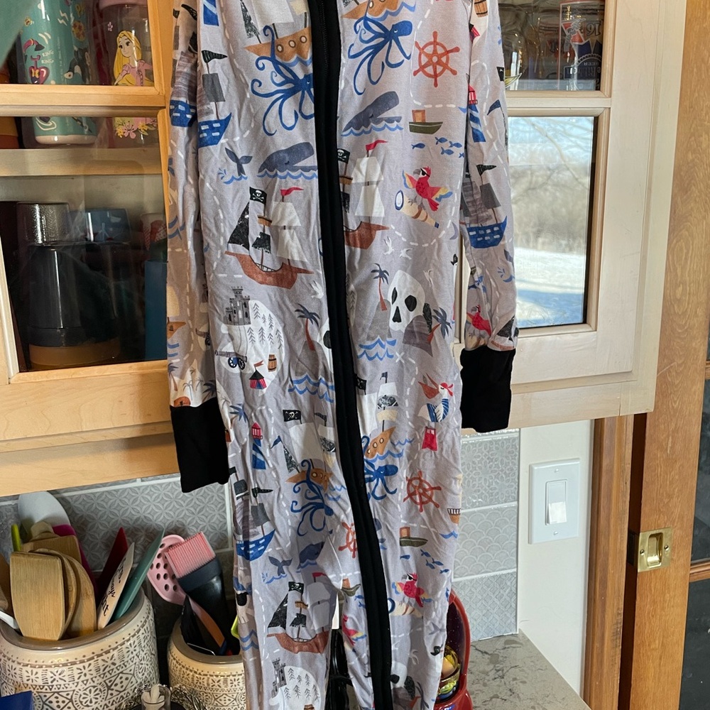 Little Sleepies Nautical Kids Pajamas - Blue and Black